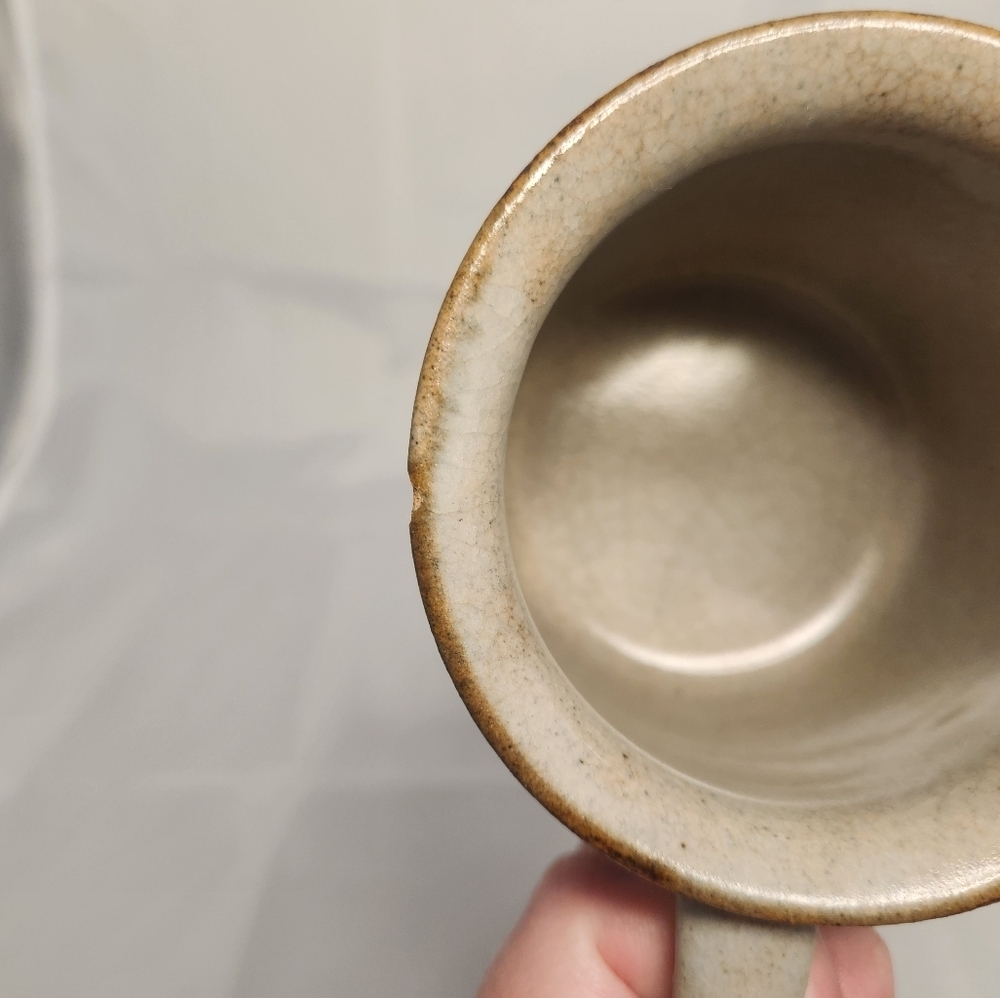 3 1/2" Handmade Boho Style Bee Coffee Mug - Picture 10 of 16